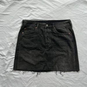 Black denim skirt - Sz 10
